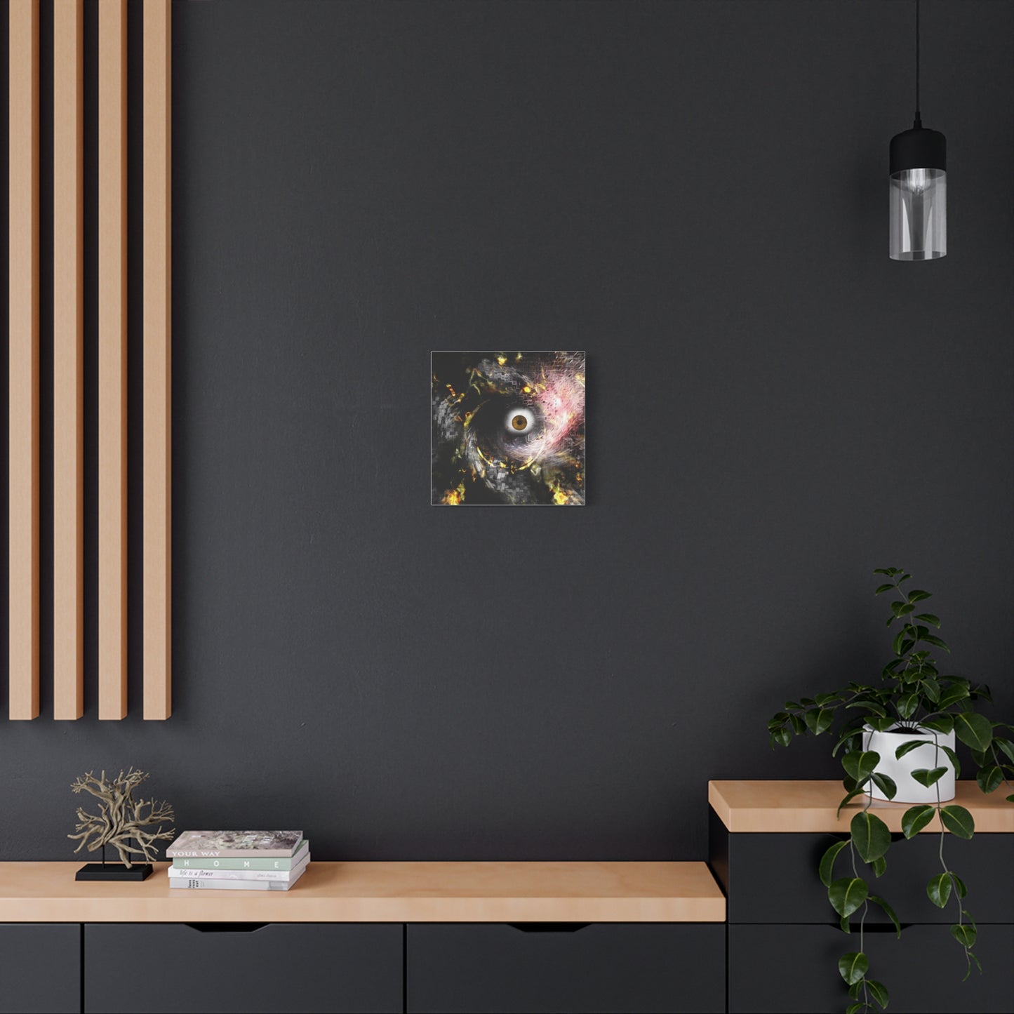 Abstract cosmic Eye Wall Art