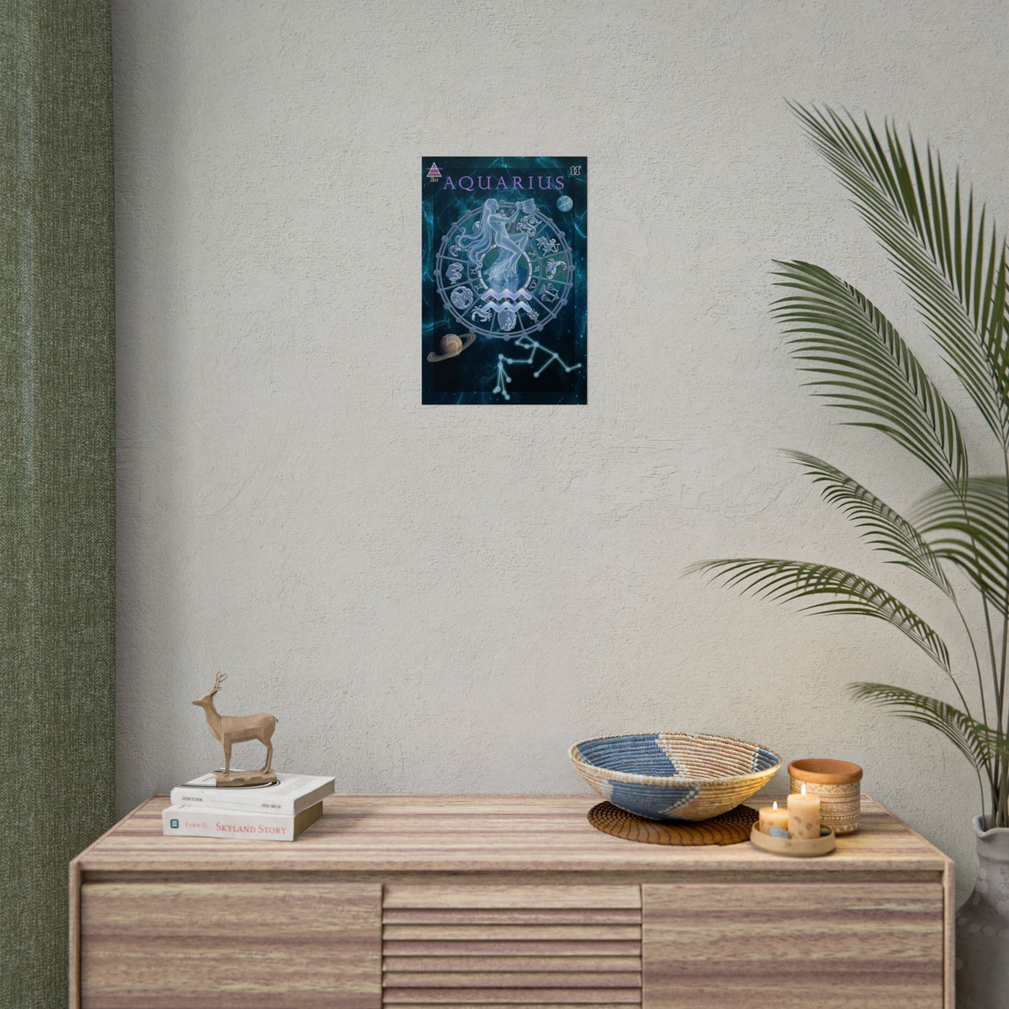 Aquarius Zodiac Poster