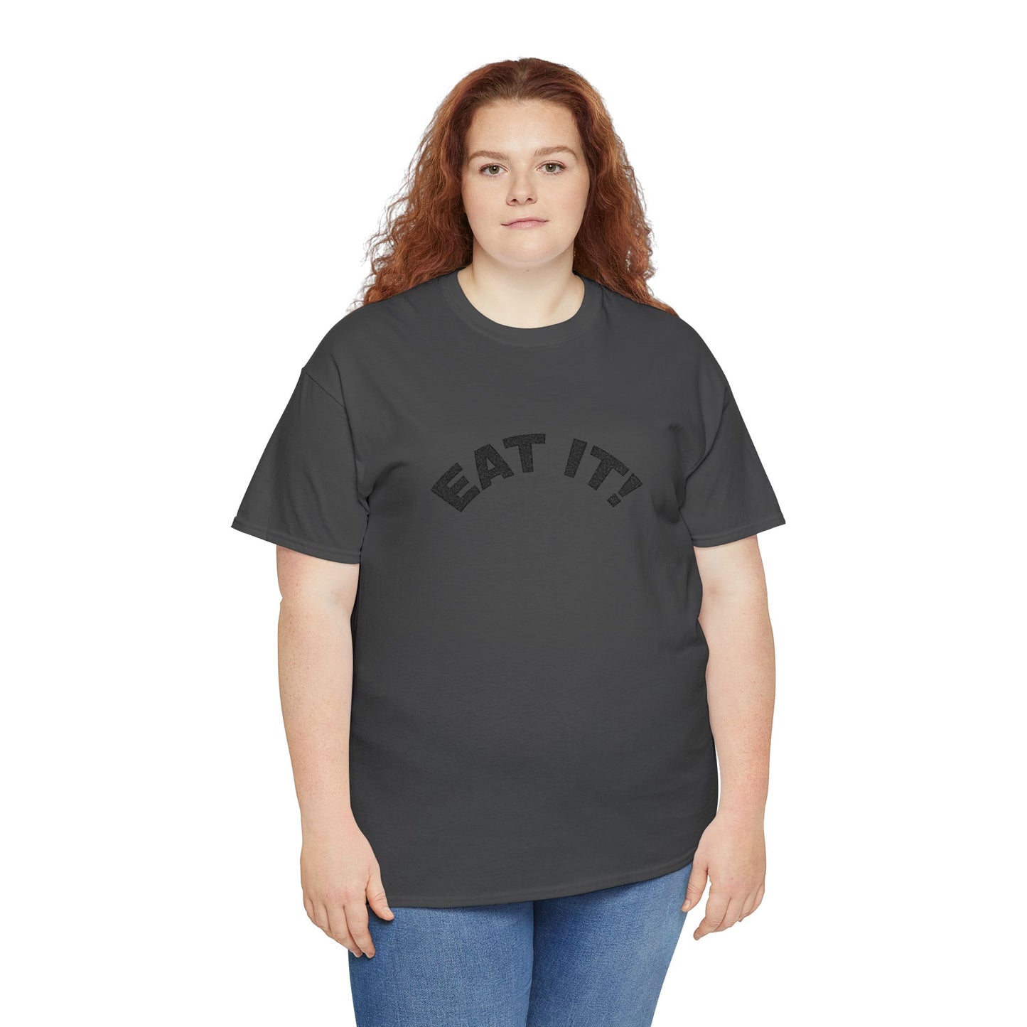 Funny Eat It Unisex Heavy Cotton Tee