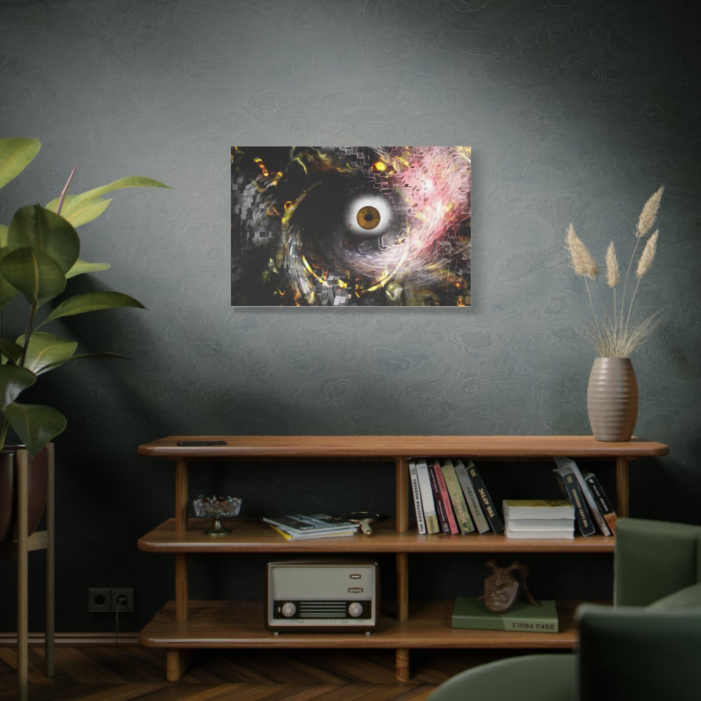 Abstract cosmic Eye Wall Art