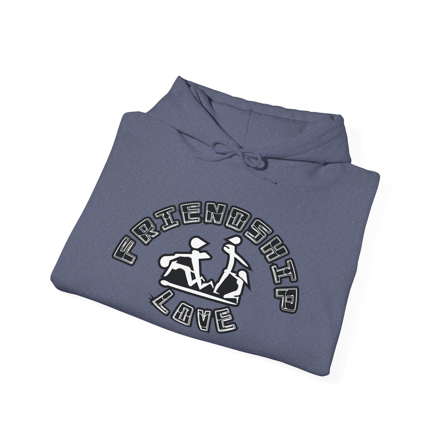 Adult Humor Unisex Hoodie with Motivational Messages 'You can do it', 'MUF DVR', 'Love and friendship'