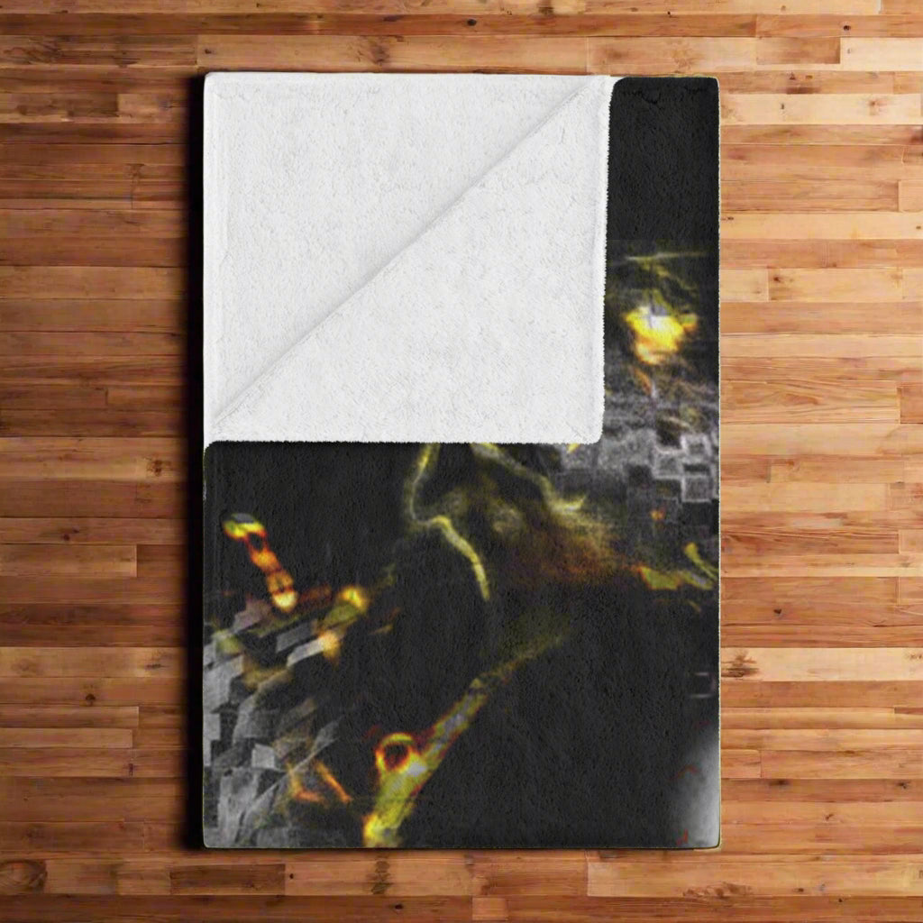 Cosmic Eye Minky Soft Throw Blanket
