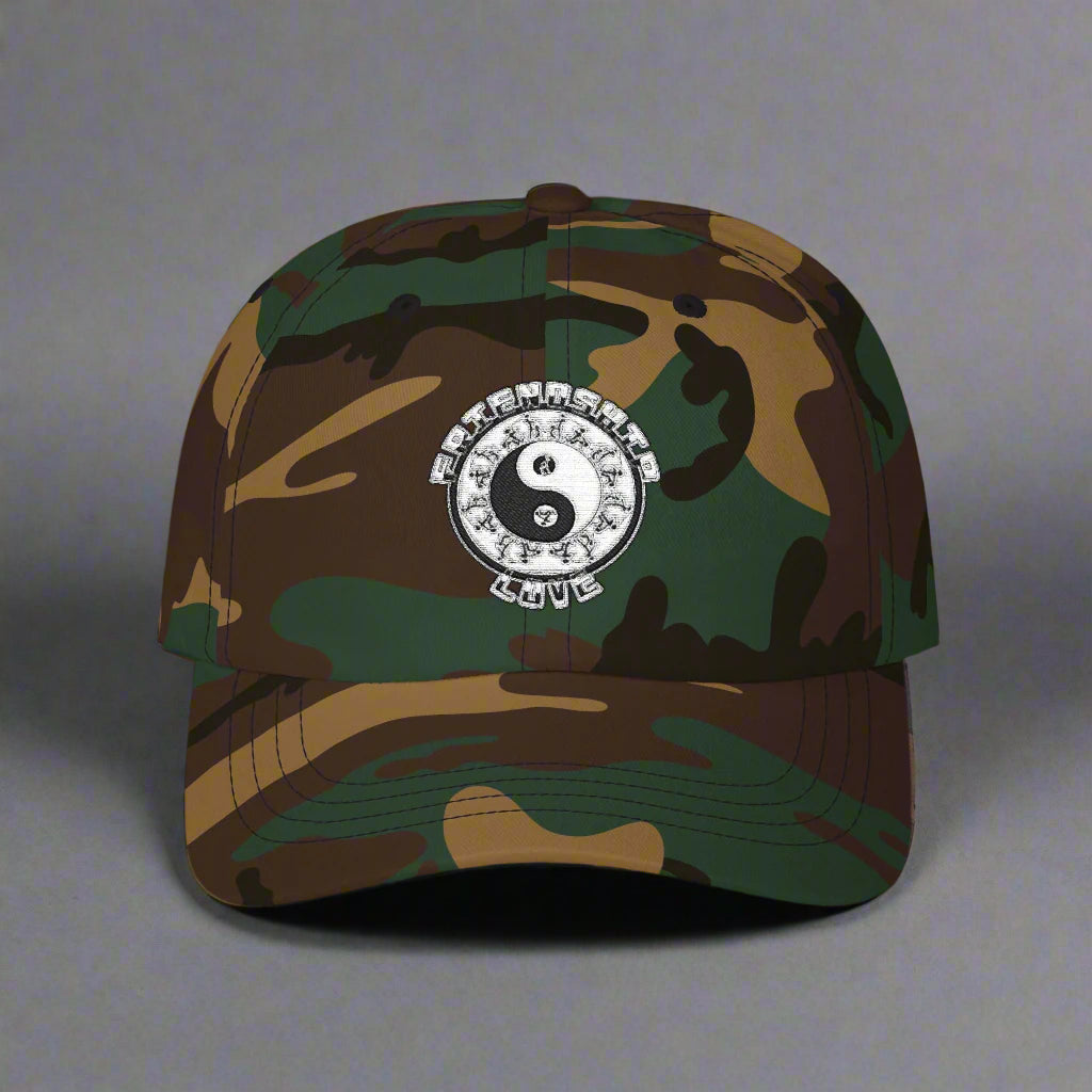 Yin Yang Friendship and Love dad cap hat