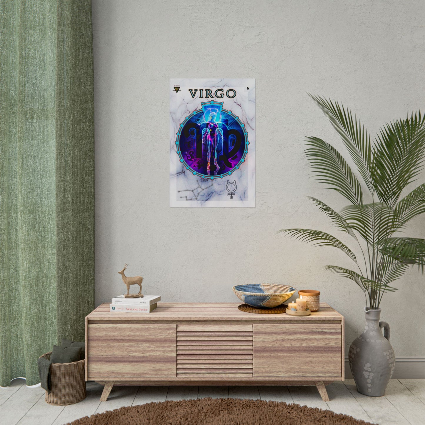 Virgo - Celestial Purity Poster