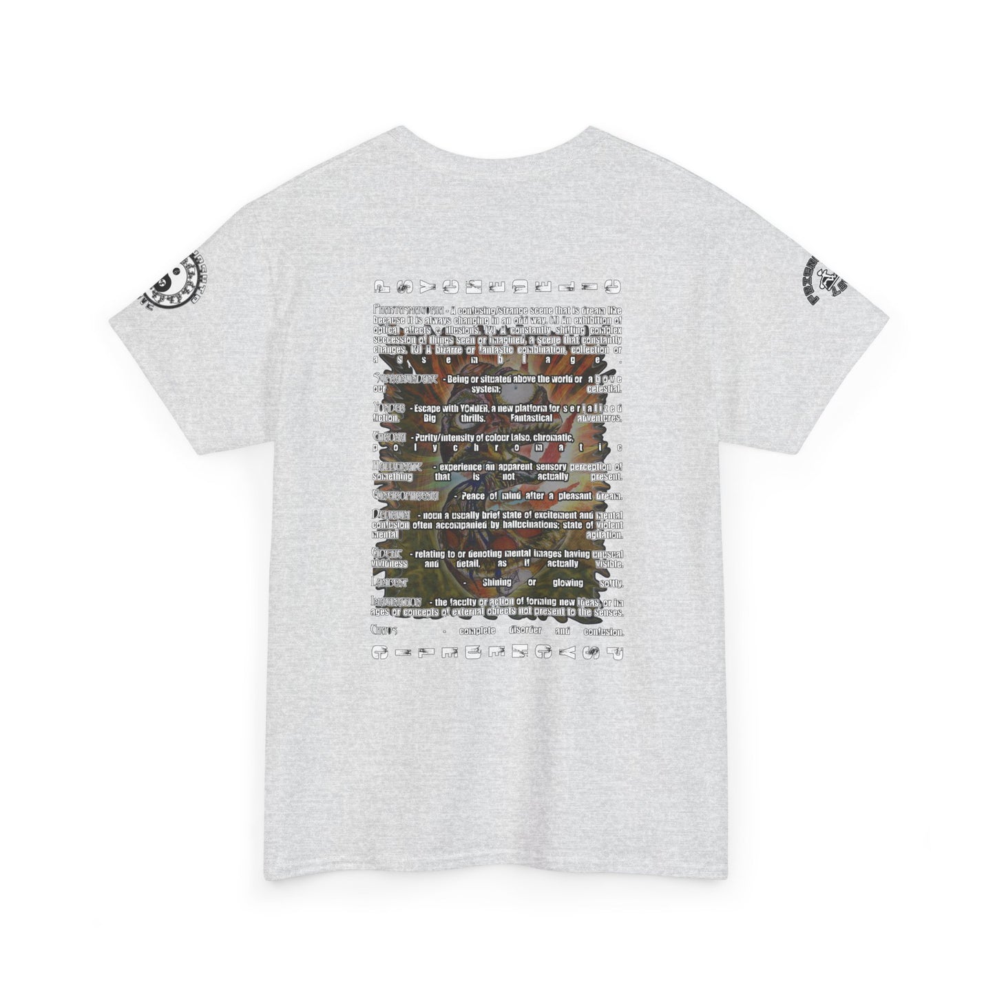 Psychedelic Mushroom Unisex Tee - Vibrant Colors Abstract Design