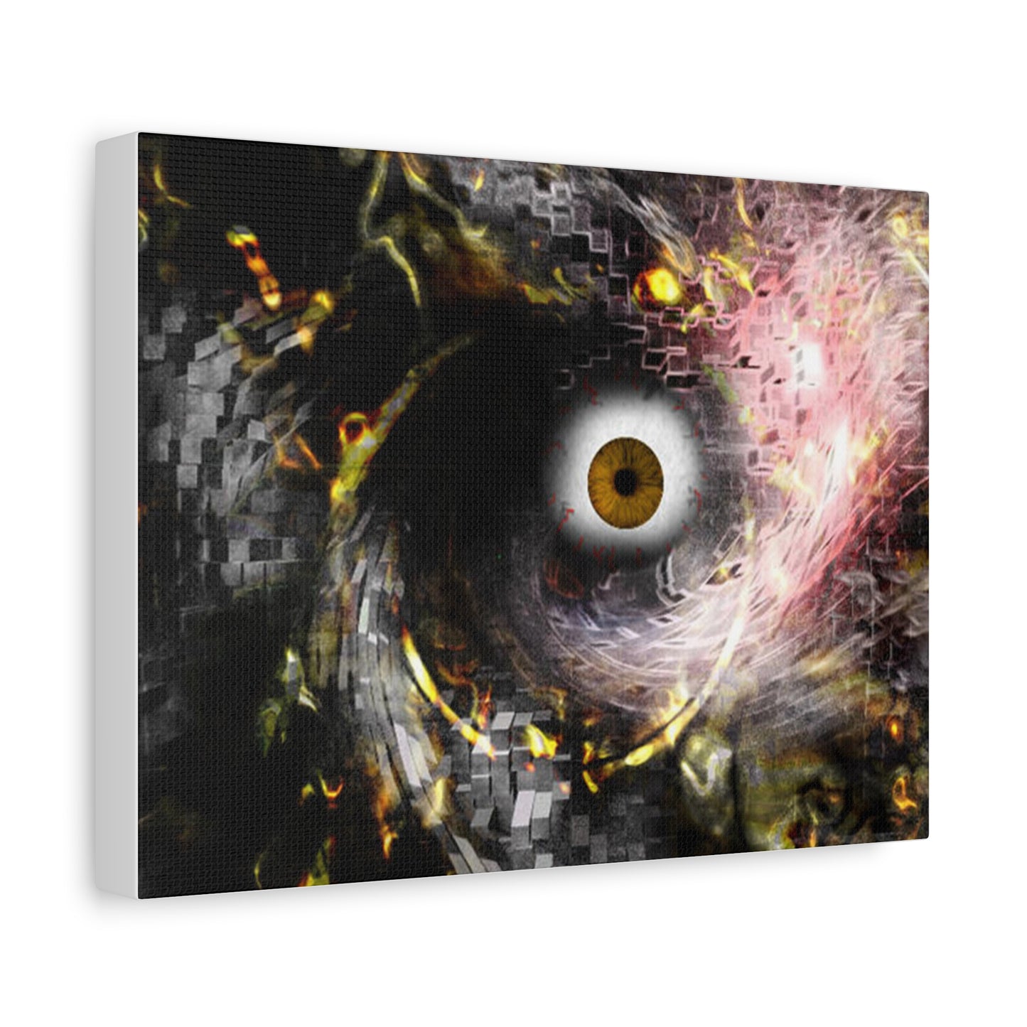 Abstract cosmic Eye Wall Art