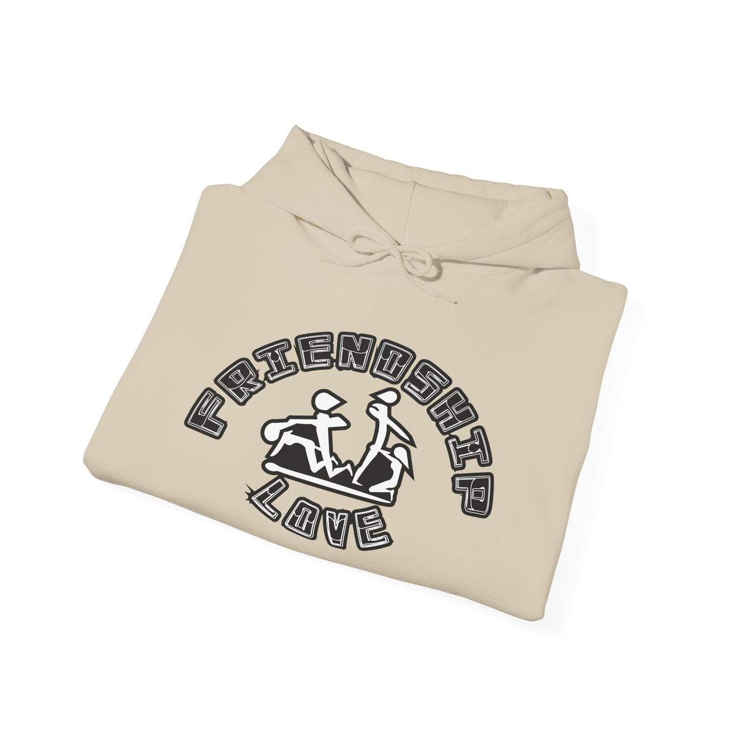 Adult Humor Unisex Hoodie with Motivational Messages 'You can do it', 'MUF DVR', 'Love and friendship'