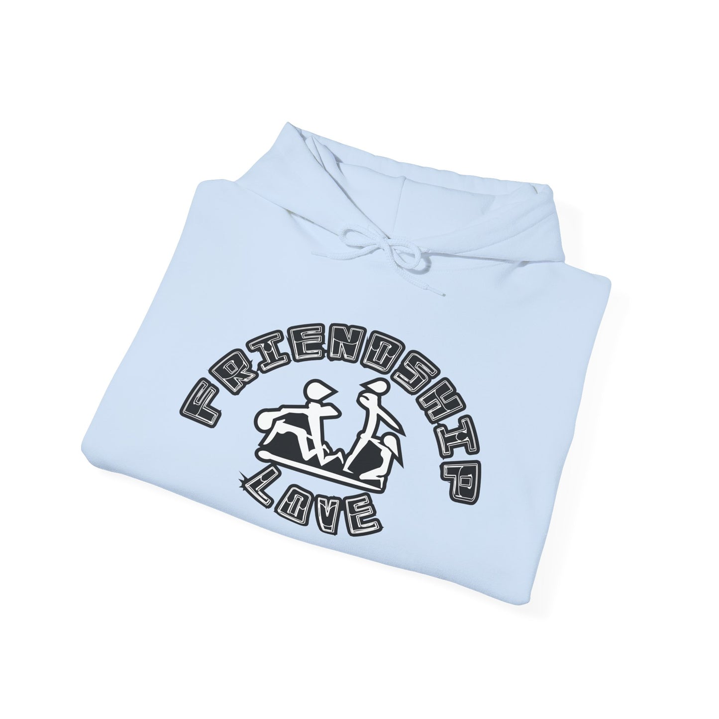 Adult Humor Unisex Hoodie with Motivational Messages 'You can do it', 'MUF DVR', 'Love and friendship'