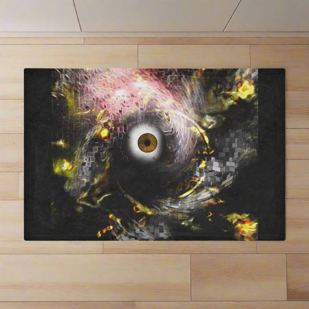 Cosmic Eye Minky Soft Throw Blanket