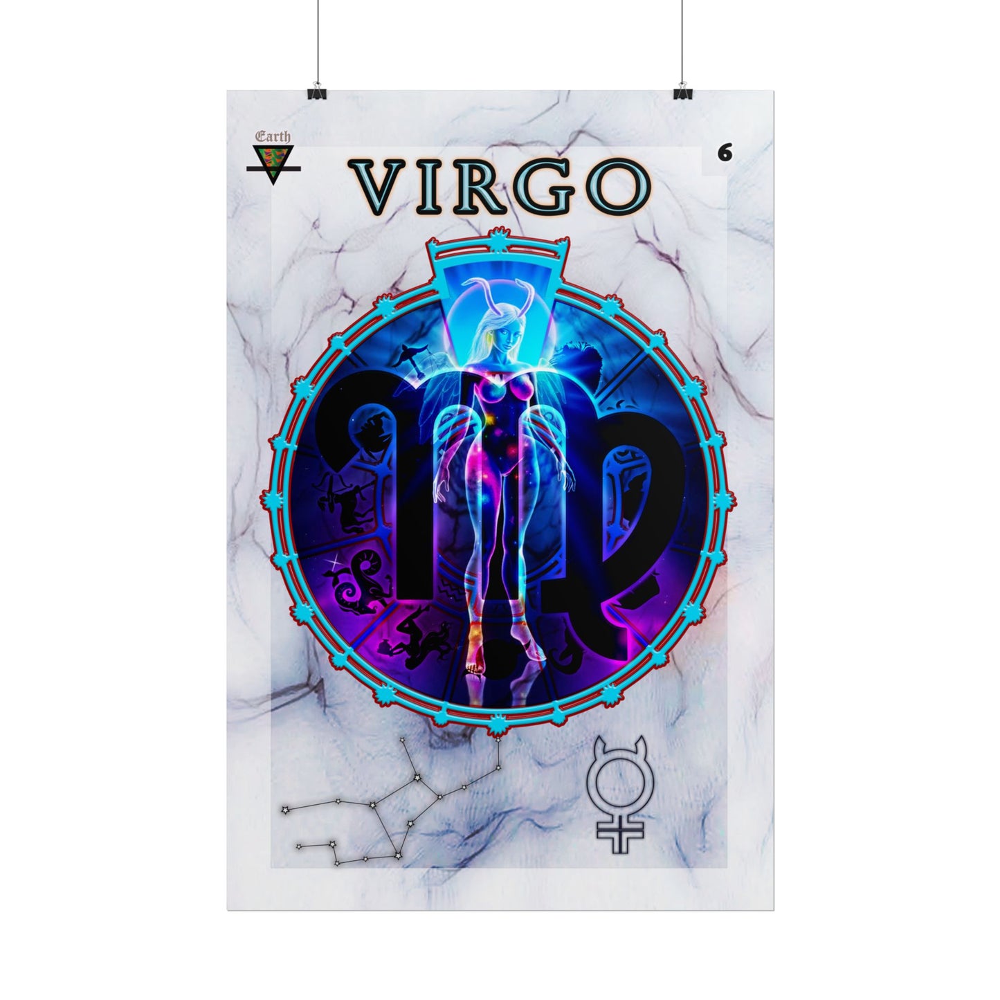 Virgo - Celestial Purity Poster