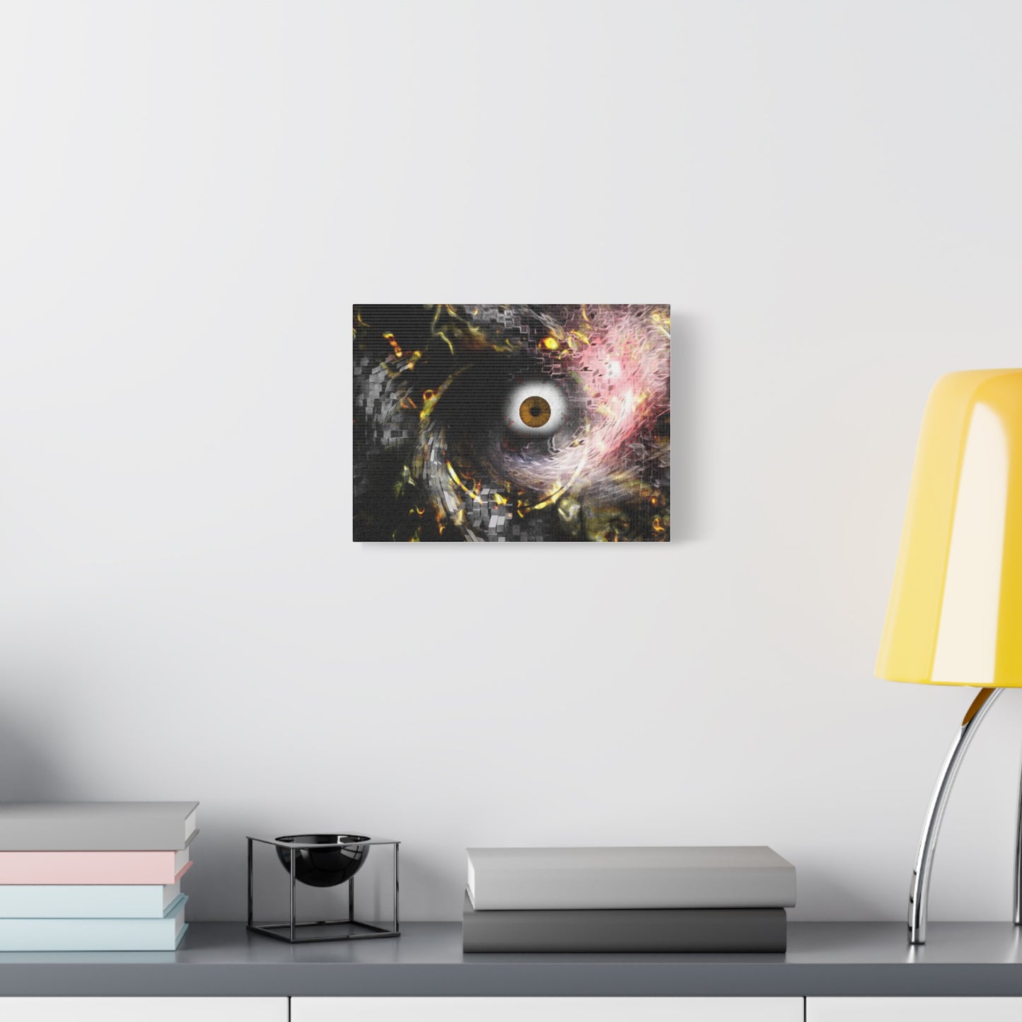 Abstract cosmic Eye Wall Art