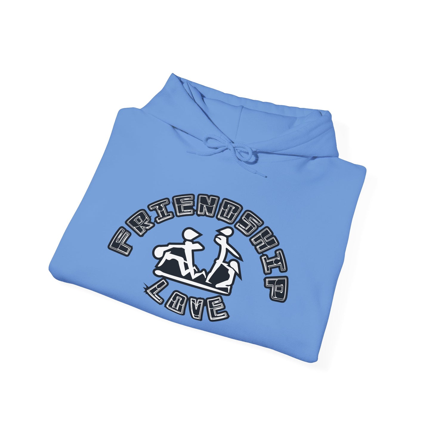 Adult Humor Unisex Hoodie with Motivational Messages 'You can do it', 'MUF DVR', 'Love and friendship'