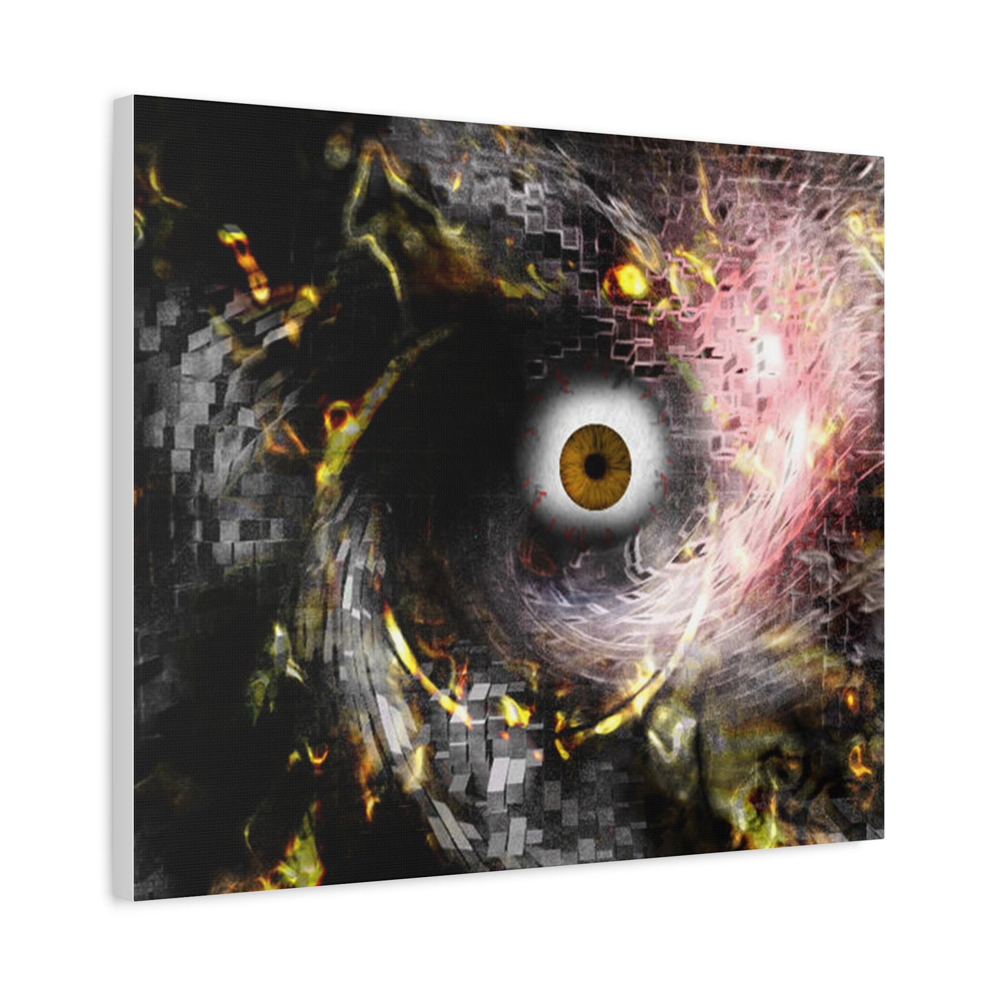 Abstract cosmic Eye Wall Art