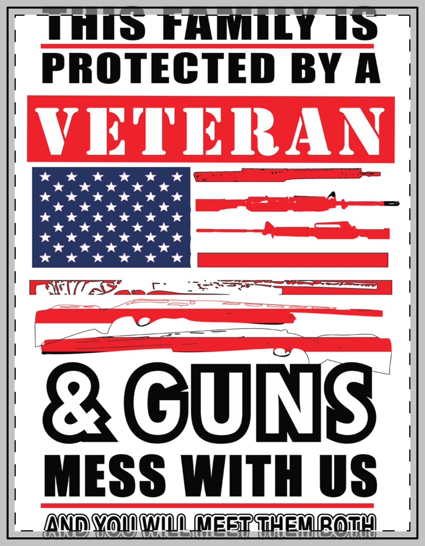 Veteran Family Protection Magnet