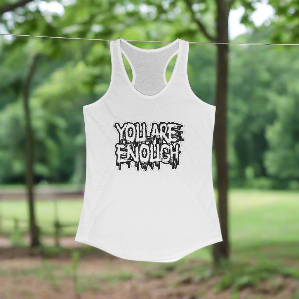 Gothic Sports Tank Top, You Are Enough