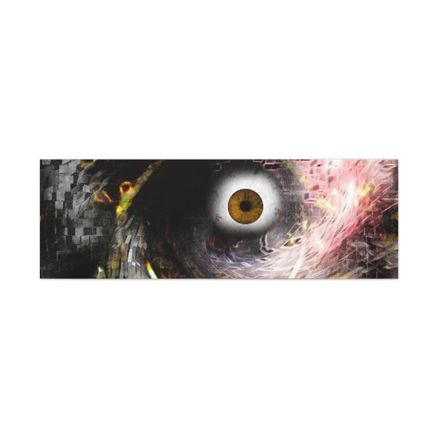Abstract cosmic Eye Wall Art