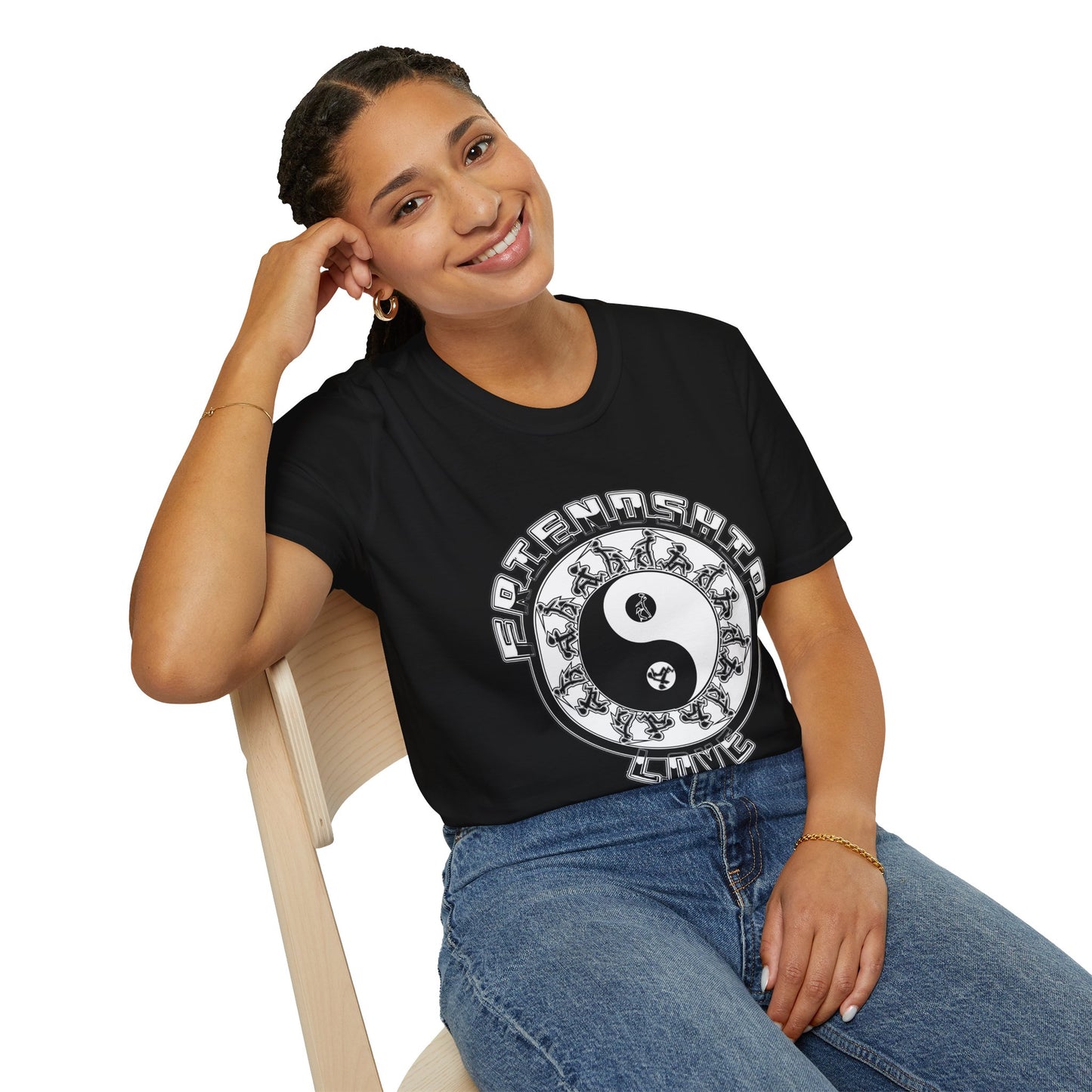 Graphic Unisex T-Shirt - Love Friendship - Alternate - Adult Humor