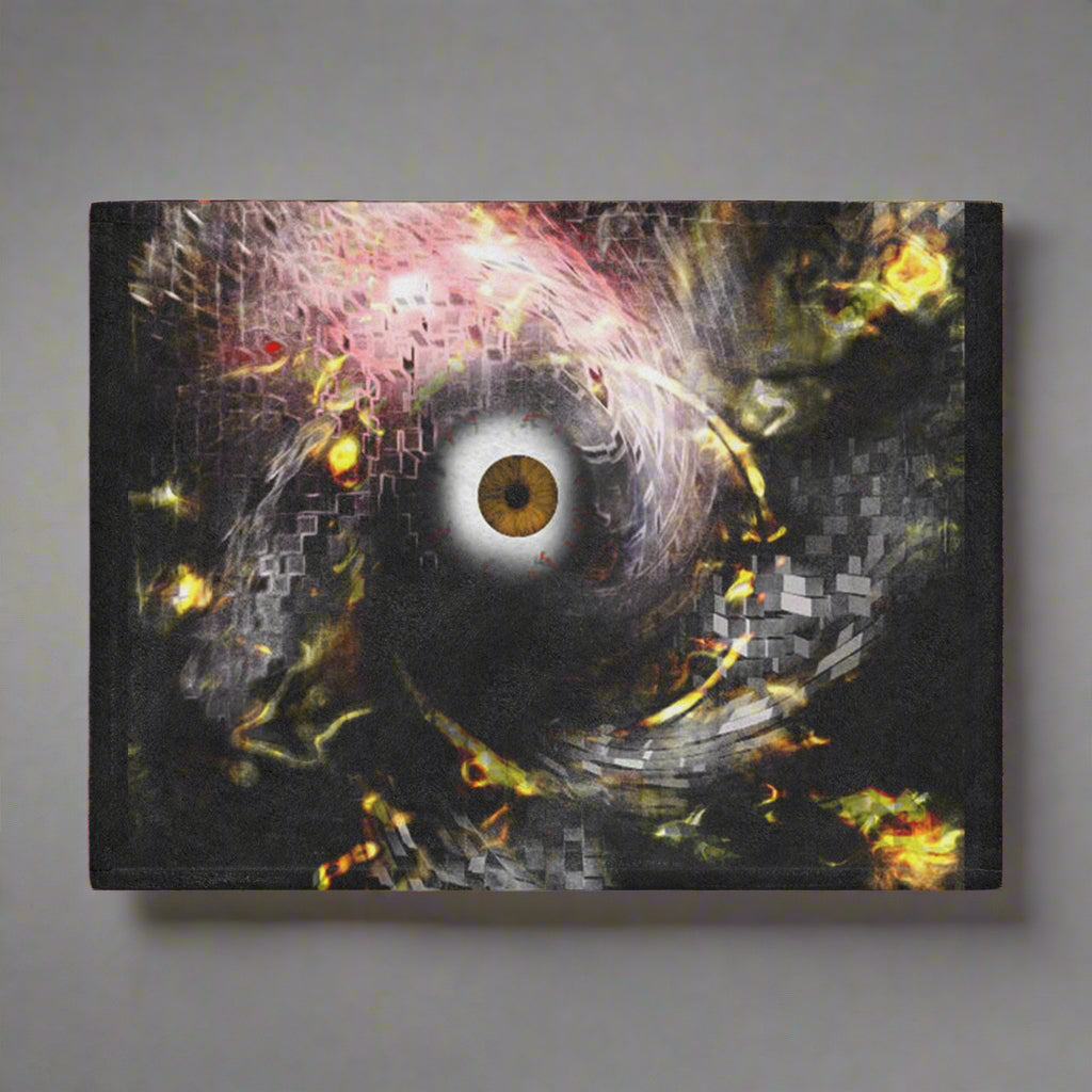 Cosmic Eye Minky Soft Throw Blanket