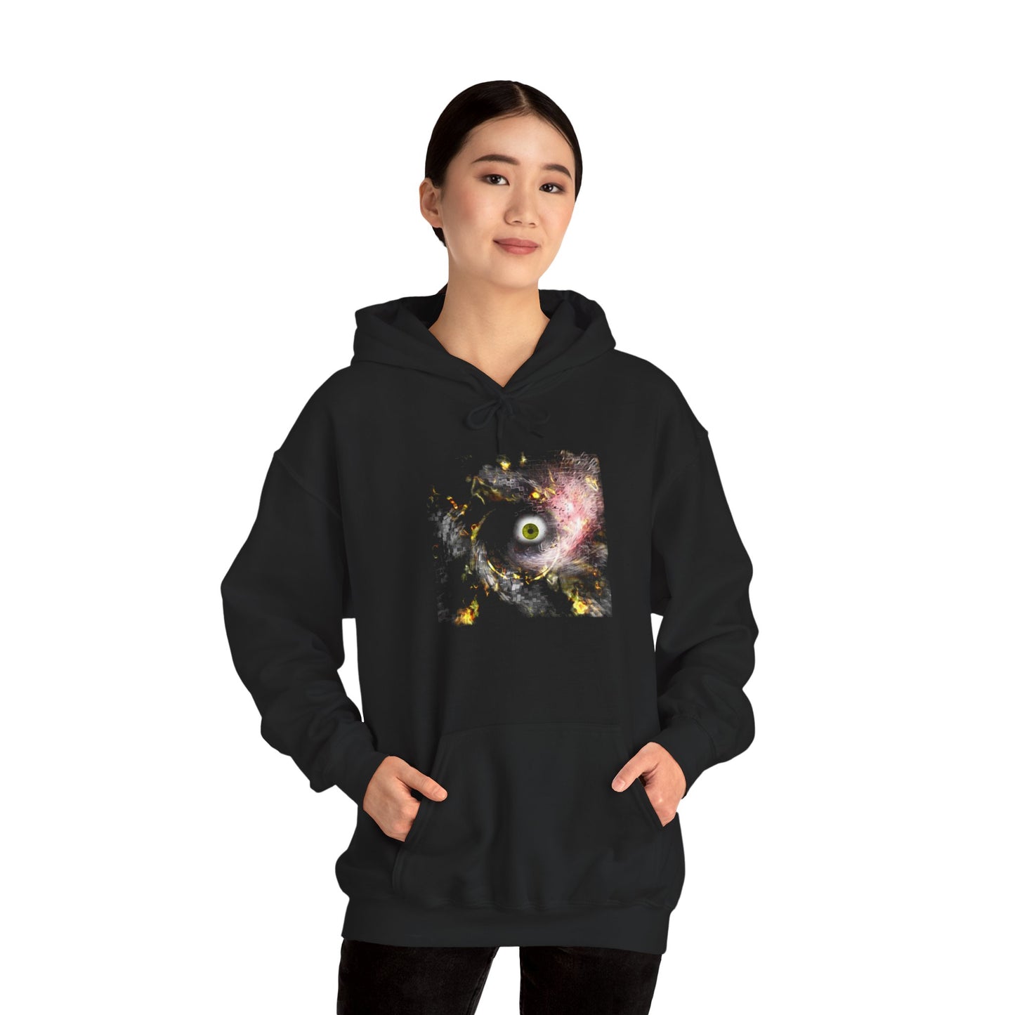 Cosmic Eye Hoodie Mystical Design for Astronomy Lovers