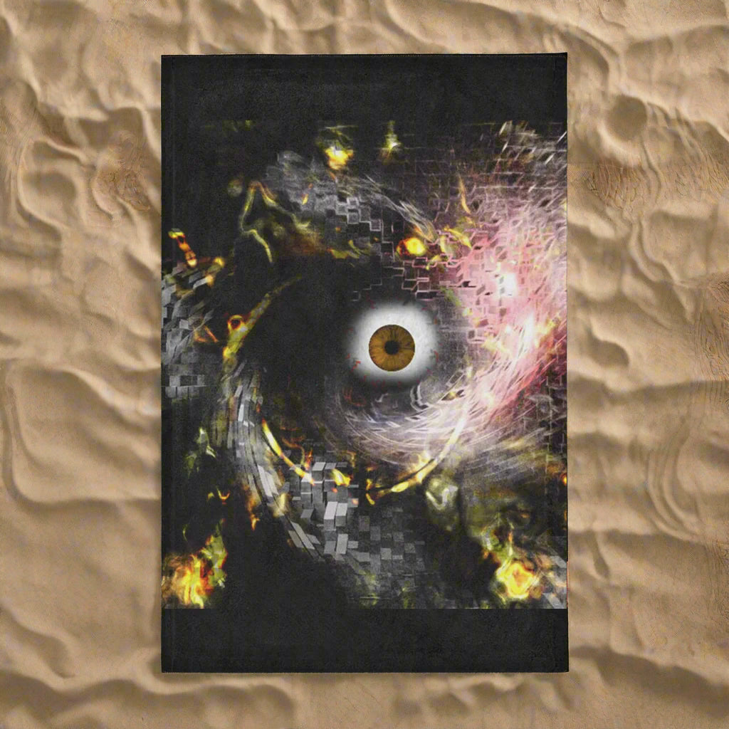 Cosmic Eye Minky Soft Throw Blanket