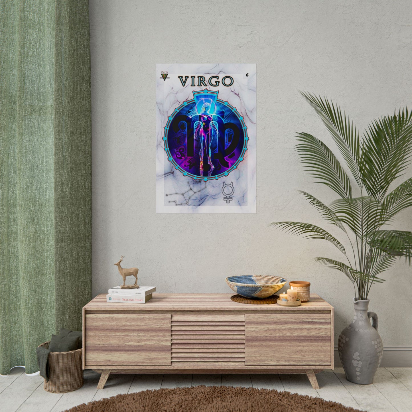 Virgo - Celestial Purity Poster