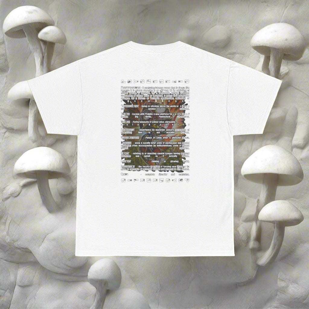 Psychedelic Mushroom Mary-Jane Leaf Tee