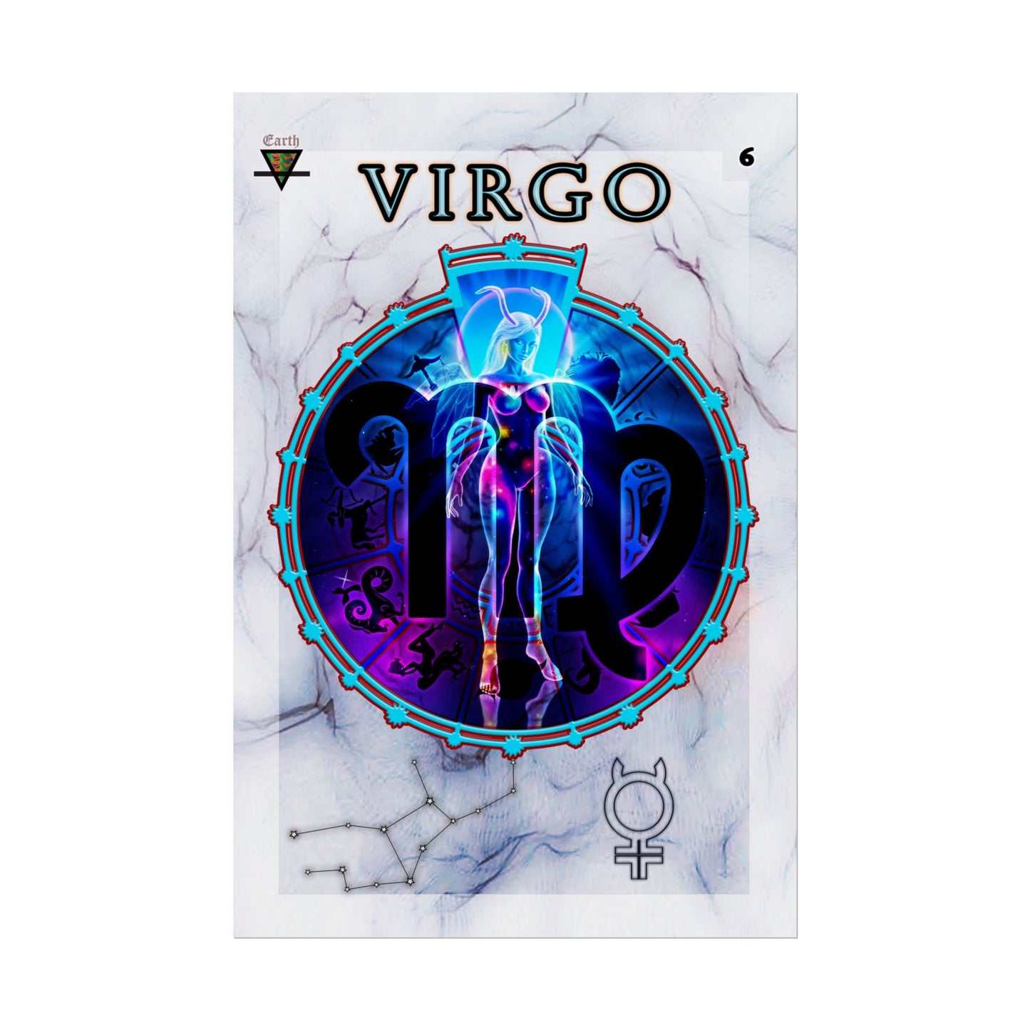 Virgo - Celestial Purity Poster