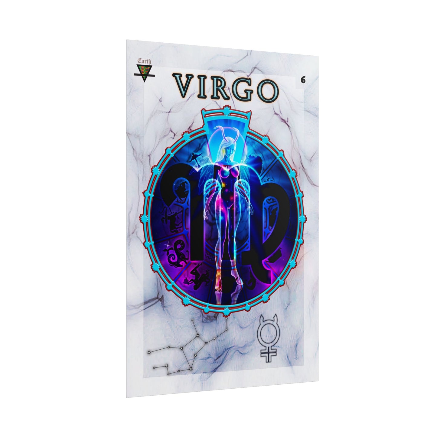 Virgo - Celestial Purity Poster