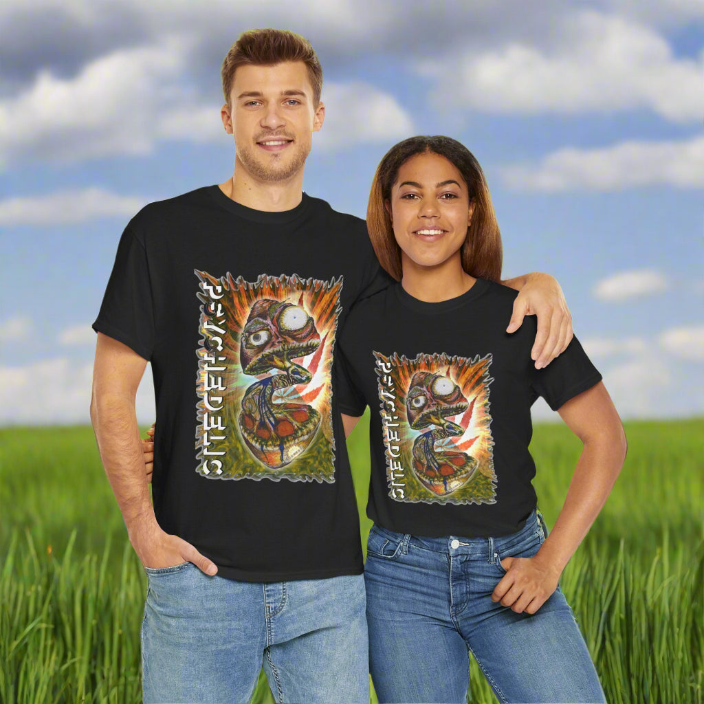 Psychedelic Mushroom Mary-Jane Leaf Tee