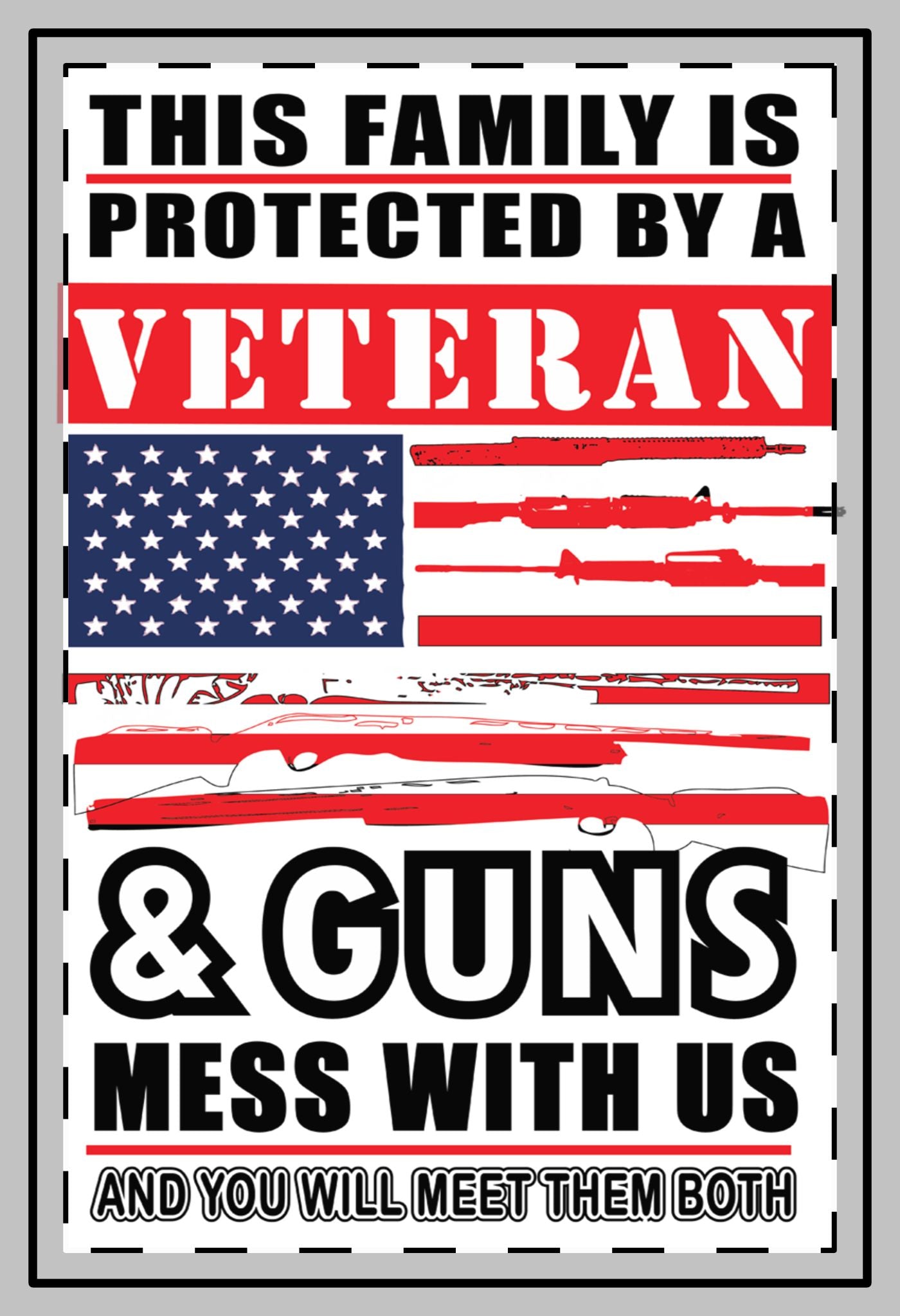 Veteran Family Protection Magnet