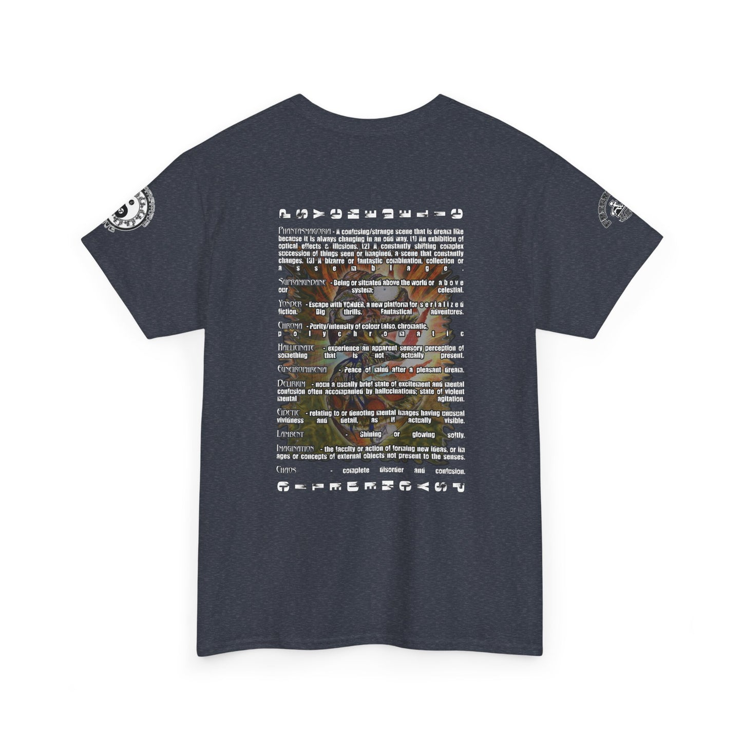 Psychedelic Mushroom Unisex Tee - Vibrant Colors Abstract Design