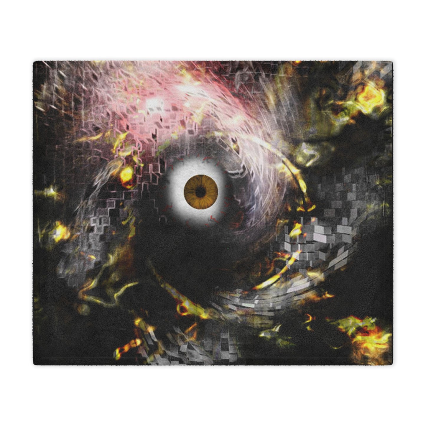 Cosmic Eye Minky Soft Throw Blanket