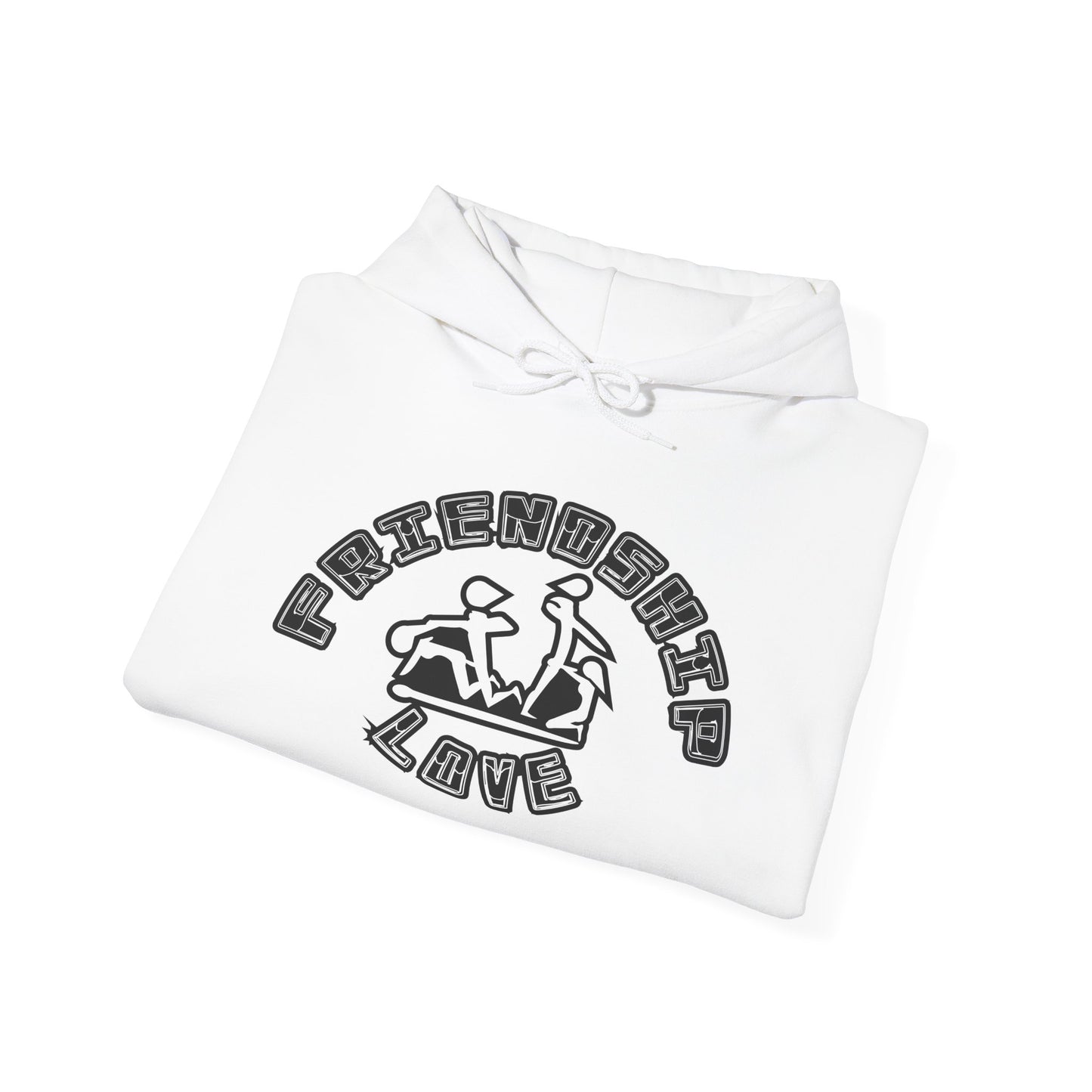 Adult Humor Unisex Hoodie with Motivational Messages 'You can do it', 'MUF DVR', 'Love and friendship'
