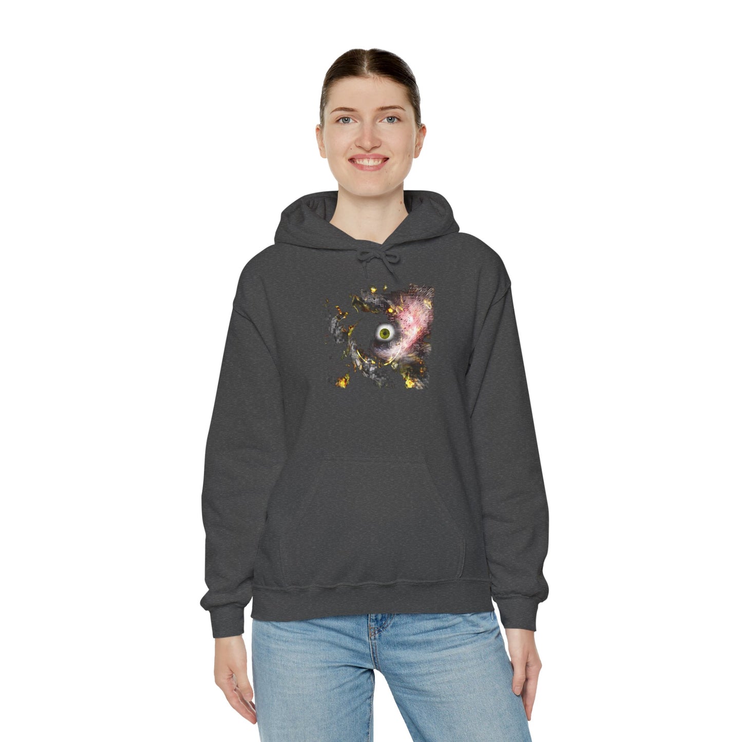 Cosmic Eye Hoodie Mystical Design for Astronomy Lovers