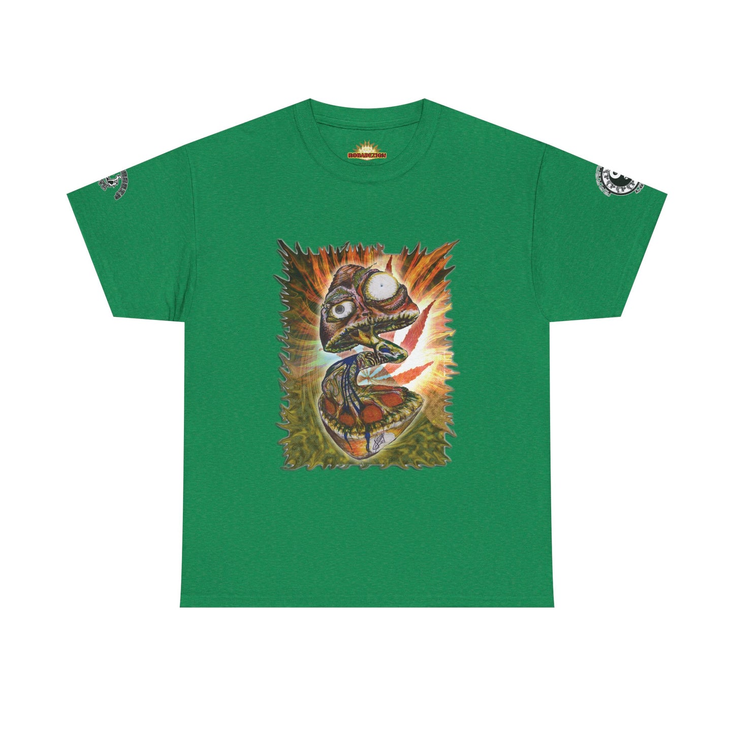 Psychedelic Mushroom Unisex Tee - Vibrant Colors Abstract Design