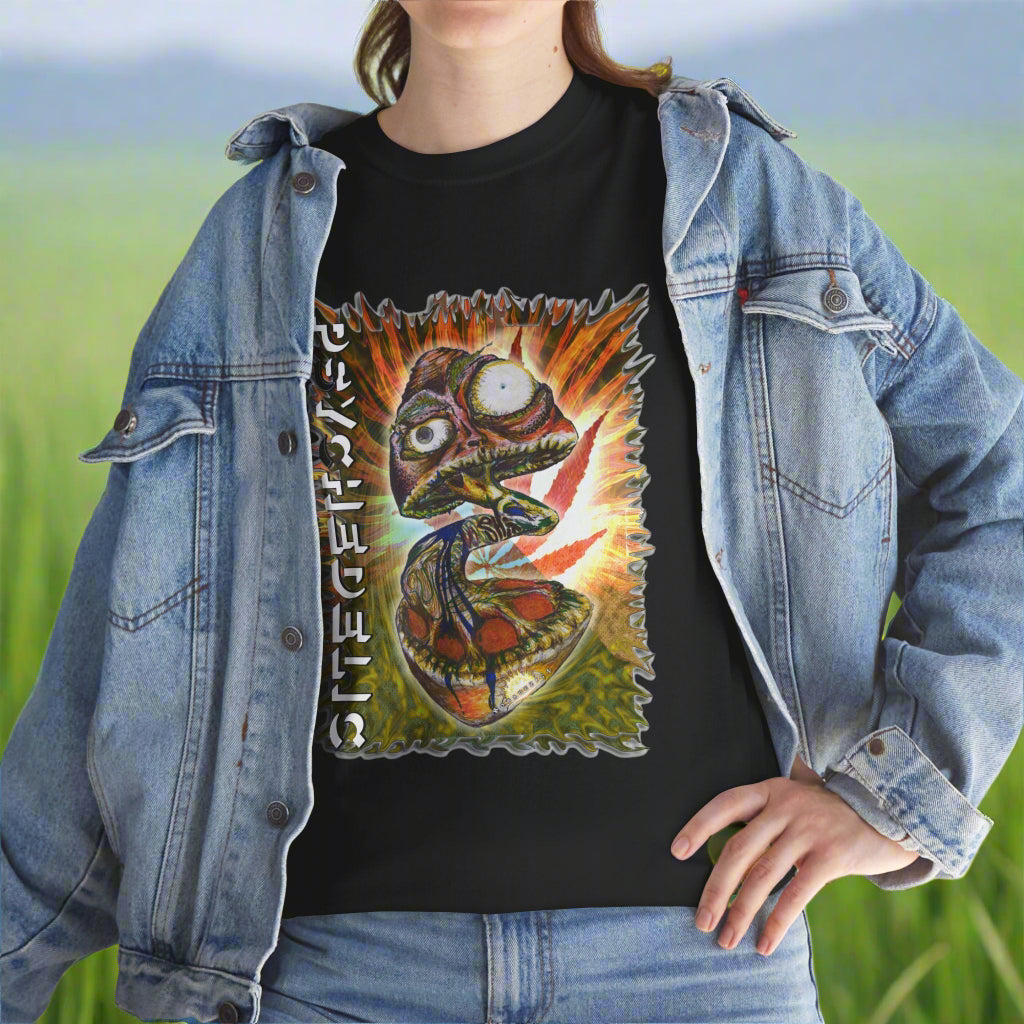 Psychedelic Mushroom Mary-Jane Leaf Tee