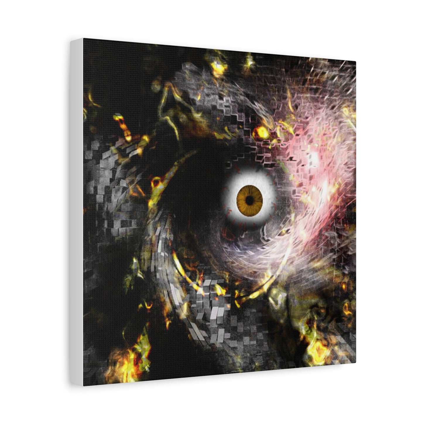 Abstract cosmic Eye Wall Art