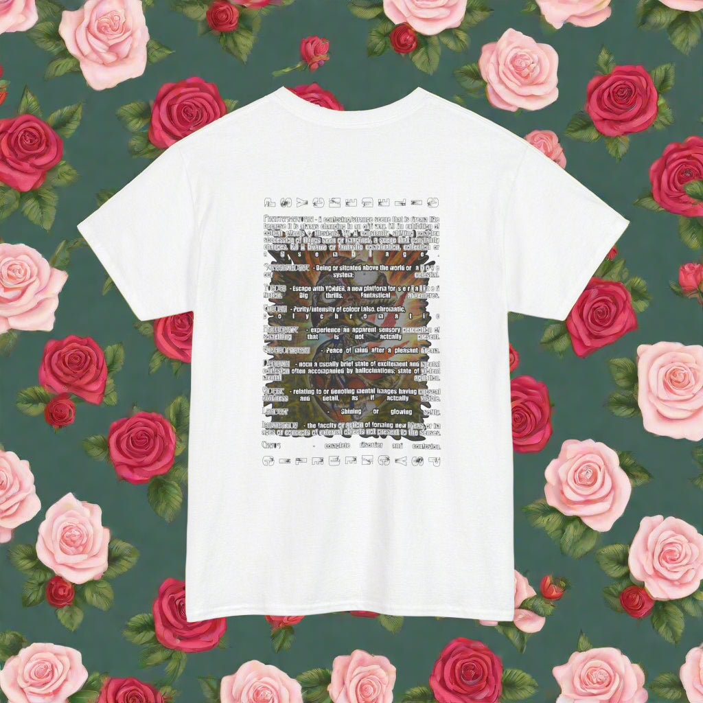 Psychedelic Mushroom Mary-Jane Leaf Tee