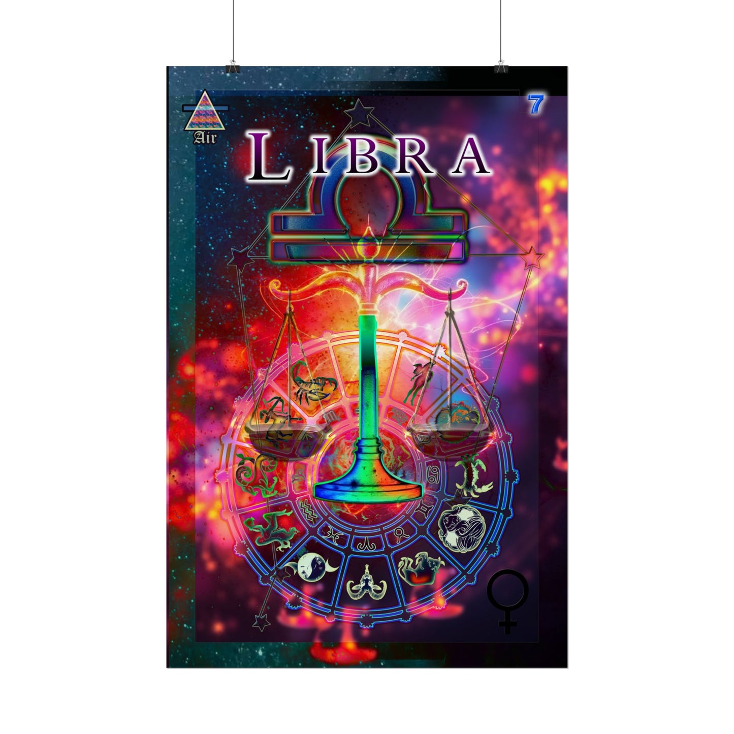 Libra Zodiac Poster