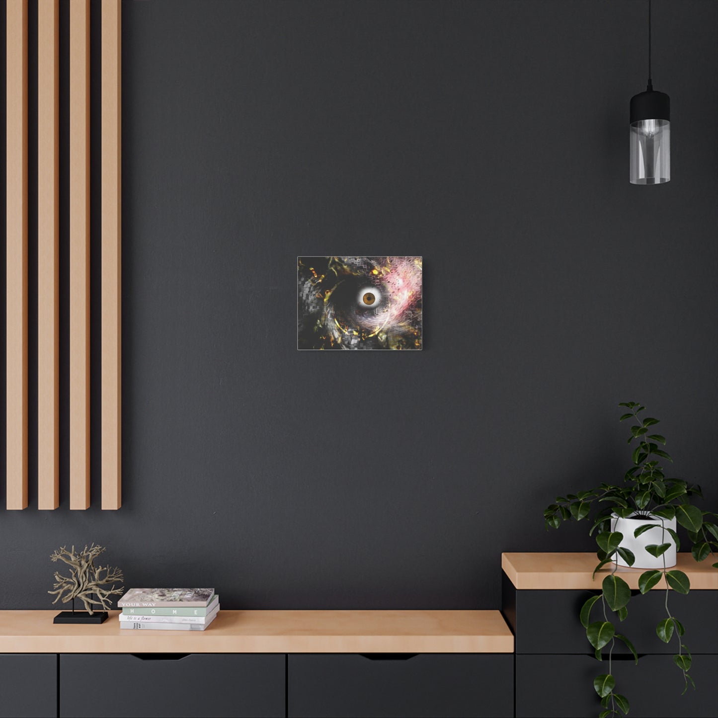Abstract cosmic Eye Wall Art