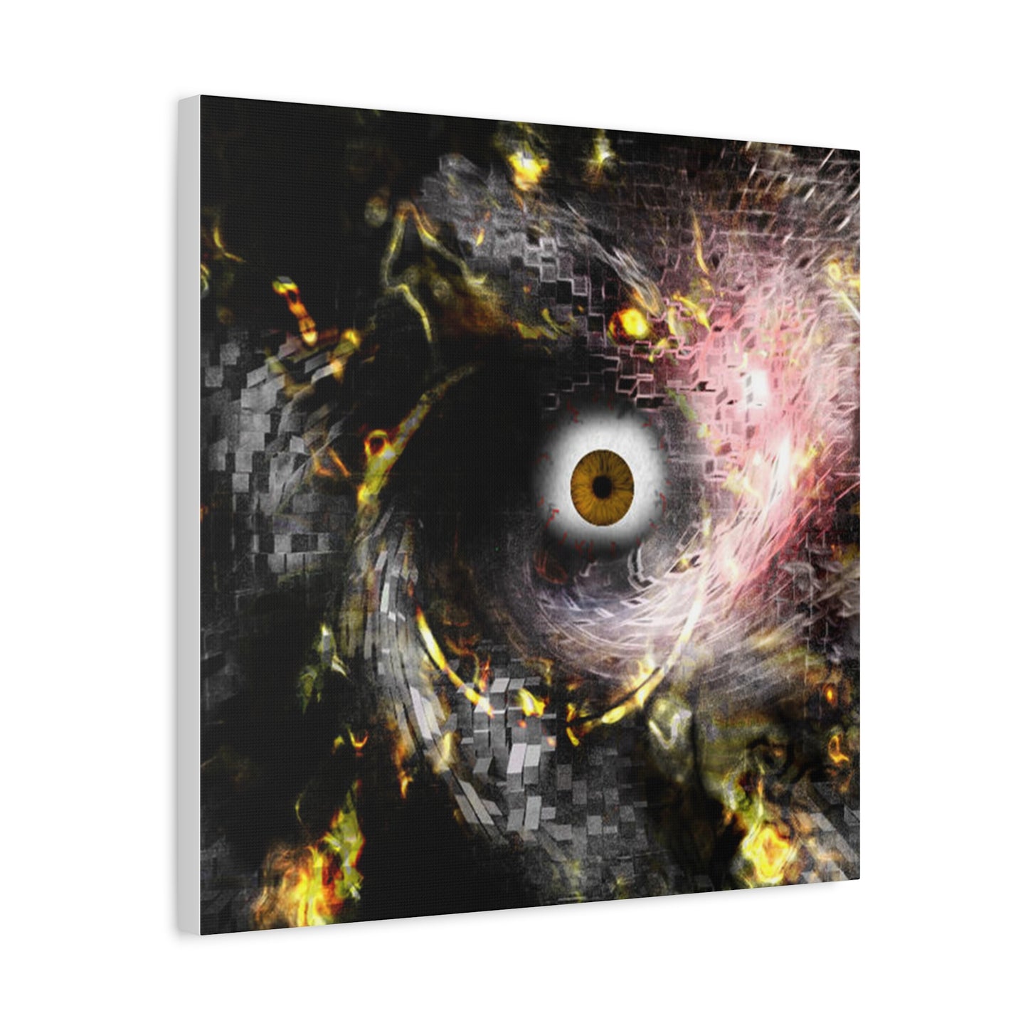 Abstract cosmic Eye Wall Art