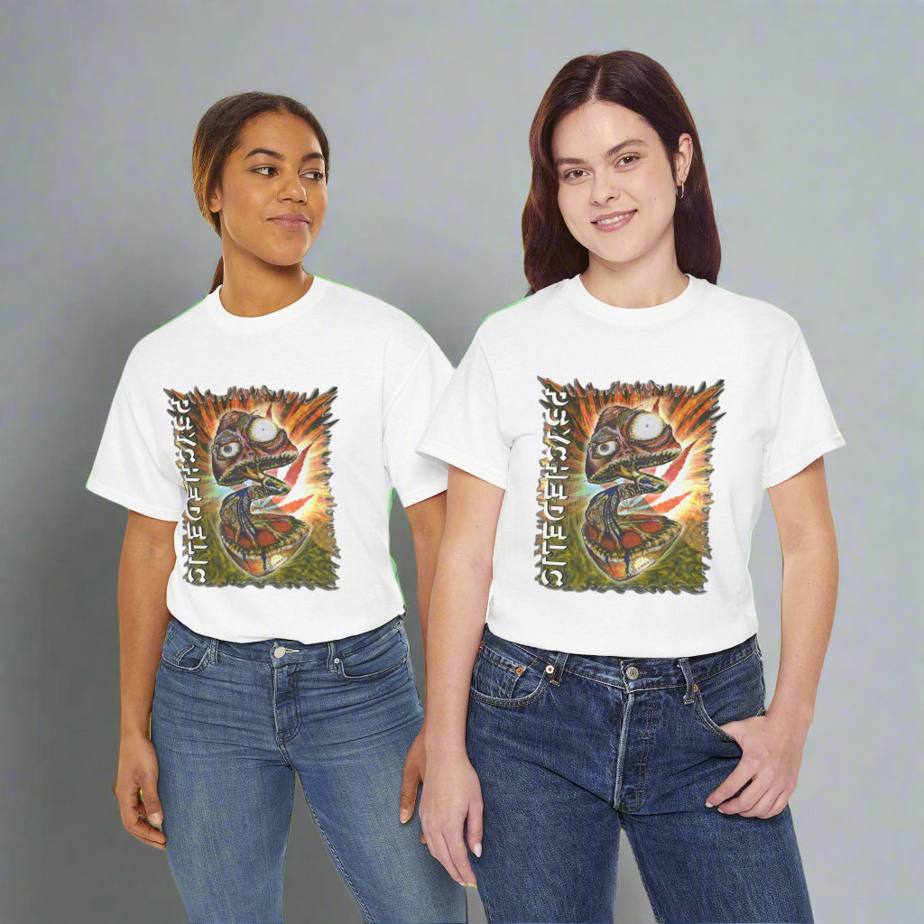Psychedelic Mushroom Mary-Jane Leaf Tee