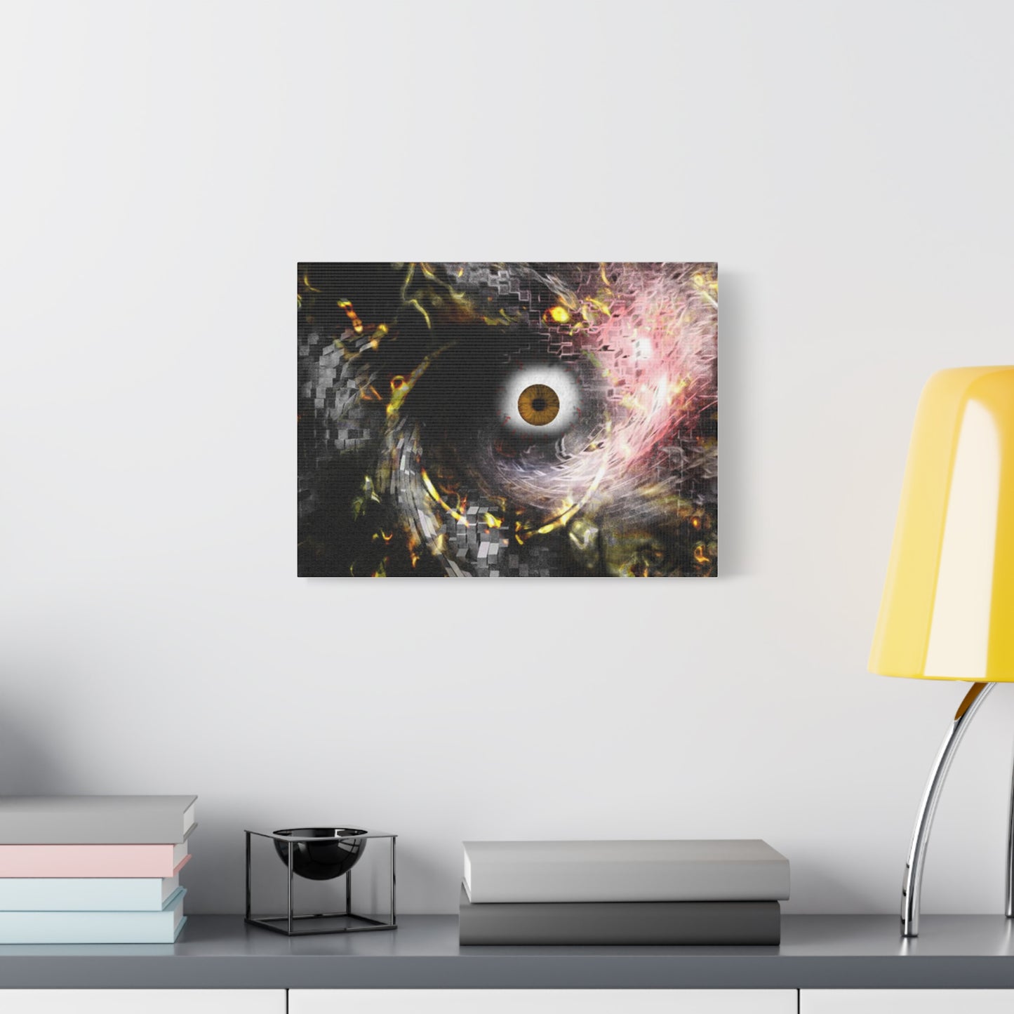 Abstract cosmic Eye Wall Art