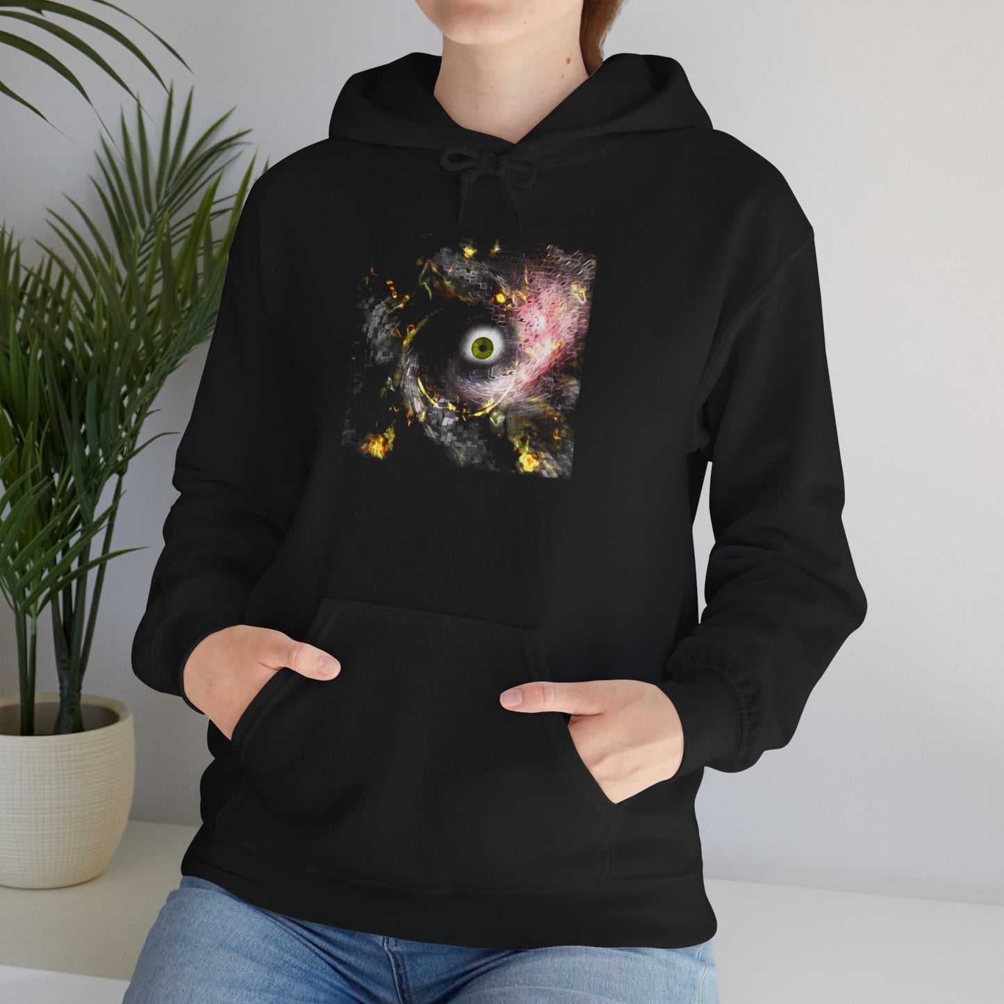 Cosmic Eye Hoodie Mystical Design for Astronomy Lovers