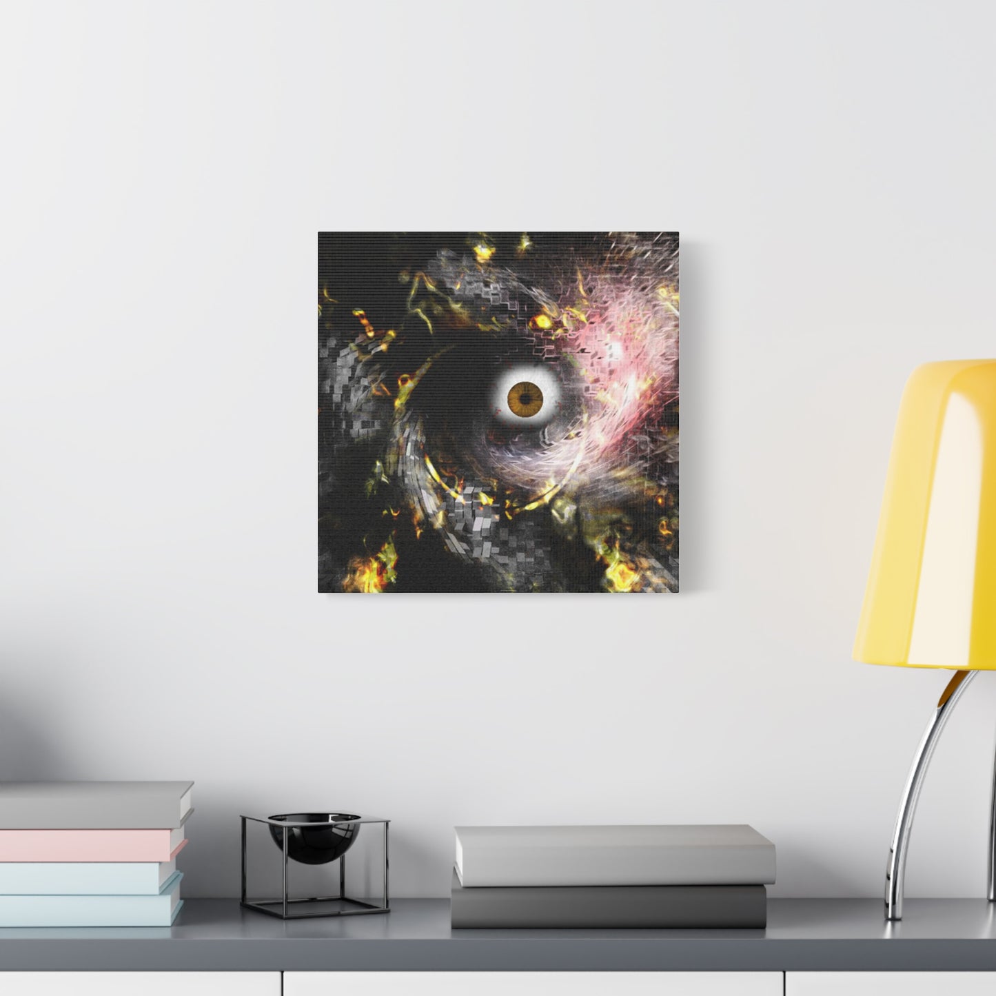 Abstract cosmic Eye Wall Art