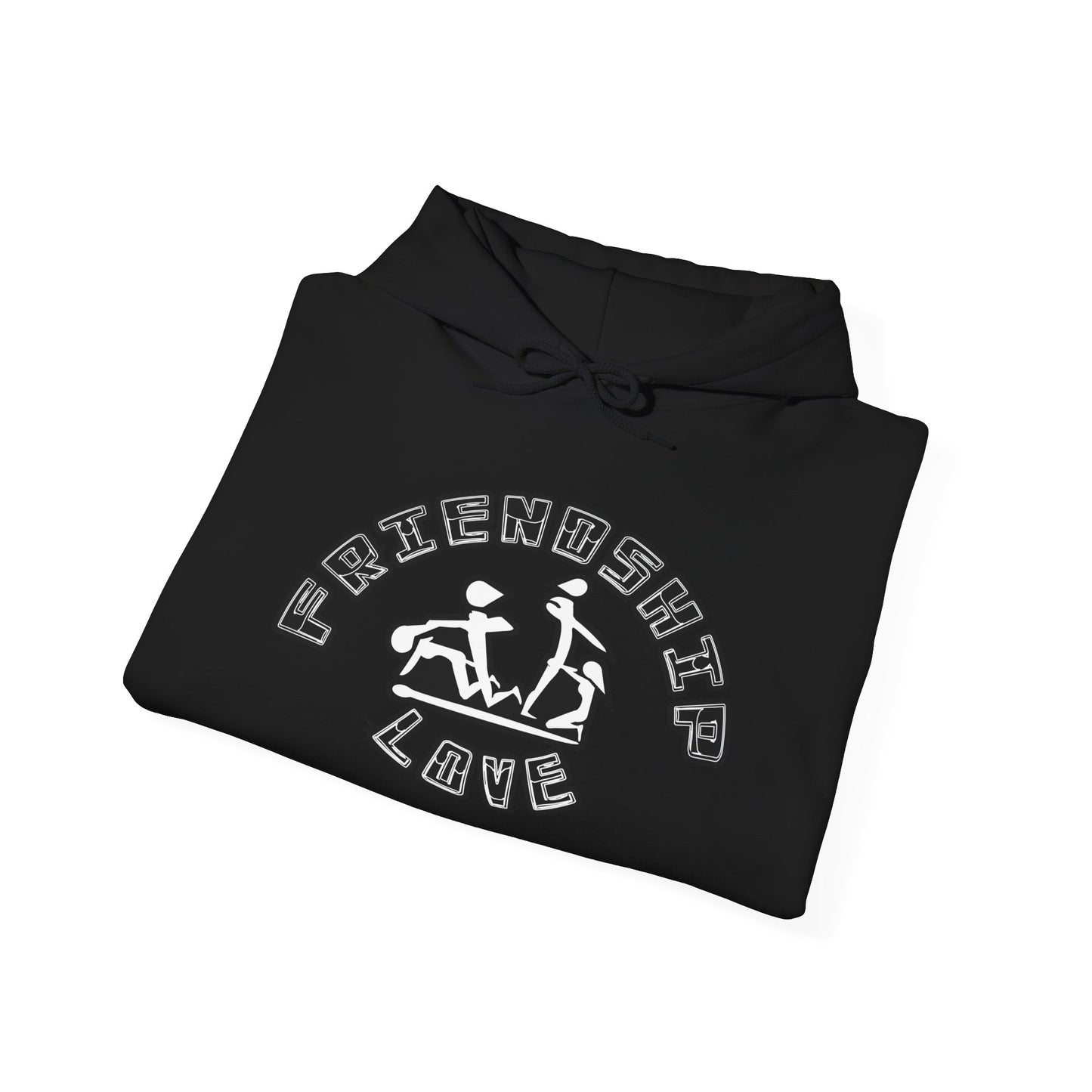 Adult Humor Unisex Hoodie with Motivational Messages 'You can do it', 'MUF DVR', 'Love and friendship'