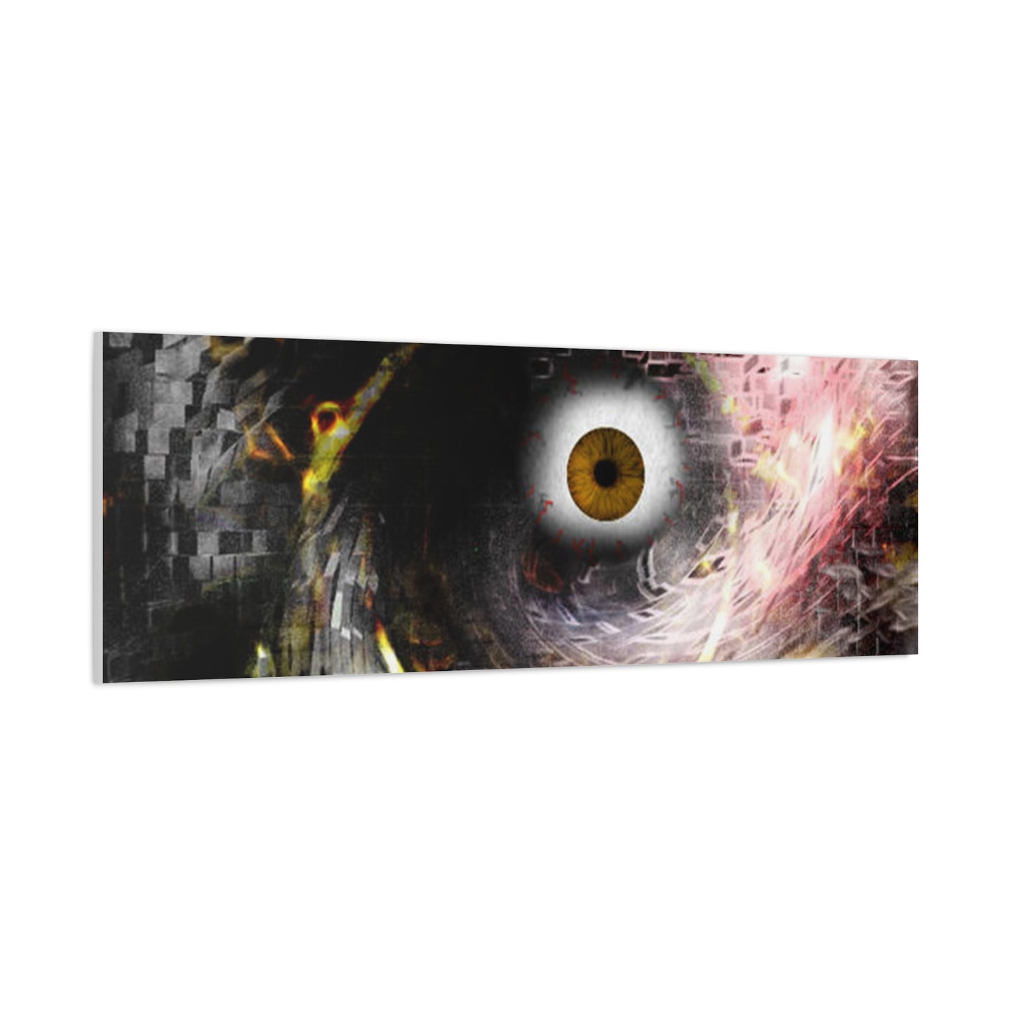 Abstract cosmic Eye Wall Art
