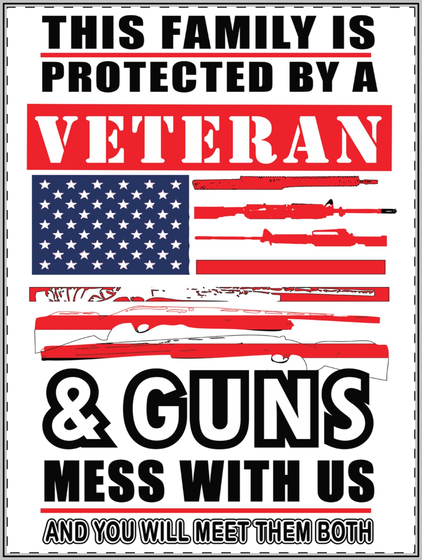 Veteran Family Protection Magnet