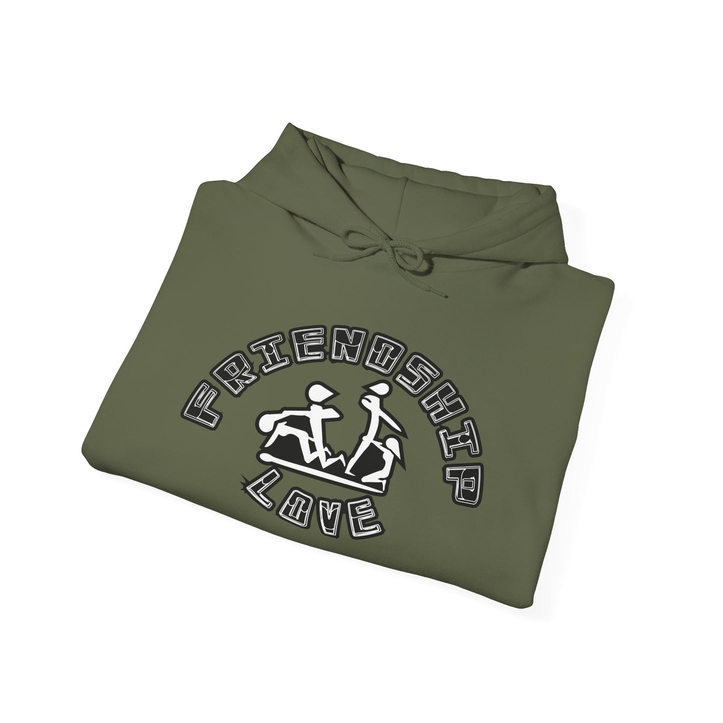 Adult Humor Unisex Hoodie with Motivational Messages 'You can do it', 'MUF DVR', 'Love and friendship'
