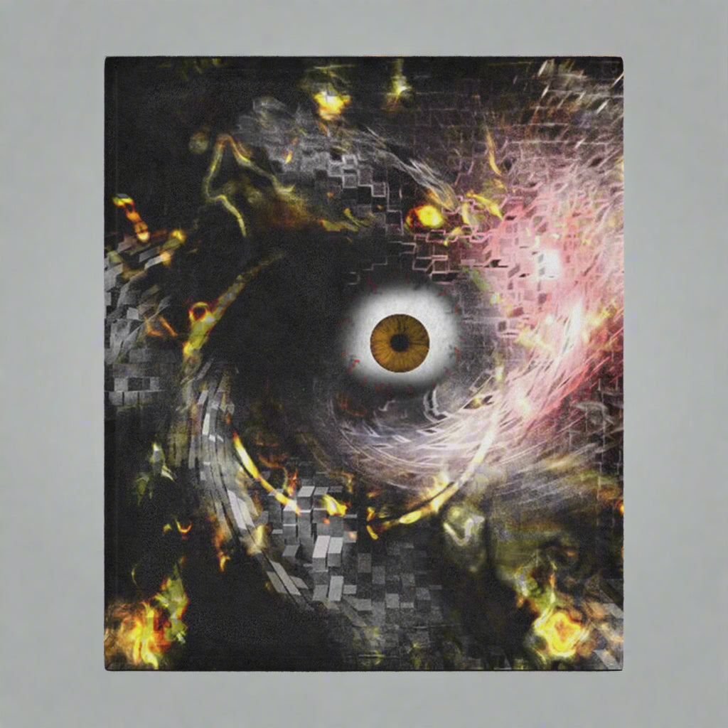 Cosmic Eye Minky Soft Throw Blanket
